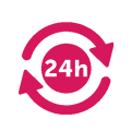  7j/7 et 24h/24 sur réservation